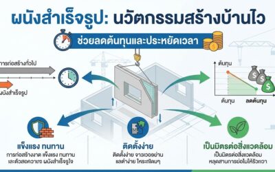 ผนังสำเร็จรูป นวัตกรรมสร้างบ้านไว ช่วยลดต้นทุนและประหยัดเวลา