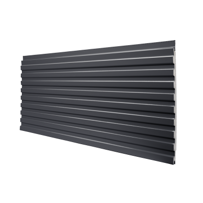 ผนังบ้านสำเร็จรูป รุ่น MC-WALL-0702: BLACK แผ่นผนัง ตกแต่งผนังสีดำโมเดิร์น นวัตกรรมพรีเมียมจากเกาหลี ทนทานต่อทุกสภาพอากาศ อายุการใช้งานยาวนาน 15 ปี