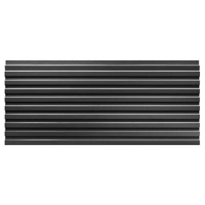 ผนังบ้านสำเร็จรูป รุ่น MC-WALL-0702: BLACK แผ่นผนัง ตกแต่งผนังสีดำโมเดิร์น นวัตกรรมพรีเมียมจากเกาหลี ทนทานต่อทุกสภาพอากาศ อายุการใช้งานยาวนาน 15 ปี